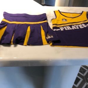 East Carolina University cheer outfit